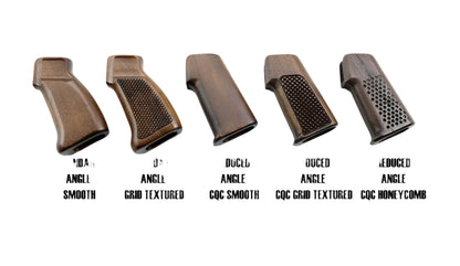 Wood AR-15 Grip JMK Customs pistol grip walnut
