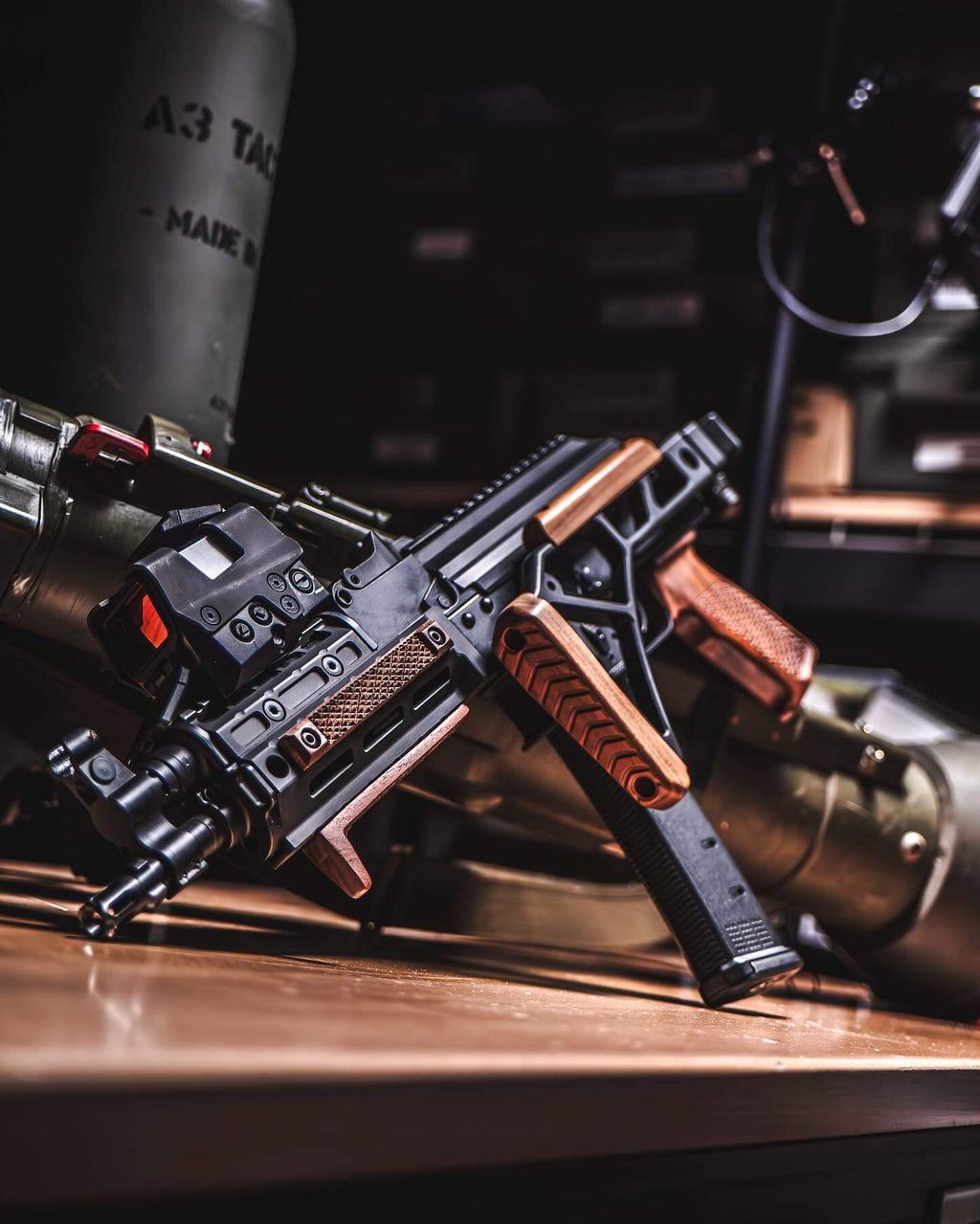 MLOK rail covers | cnc-machined-wamnut-m-lok-panels | My Store