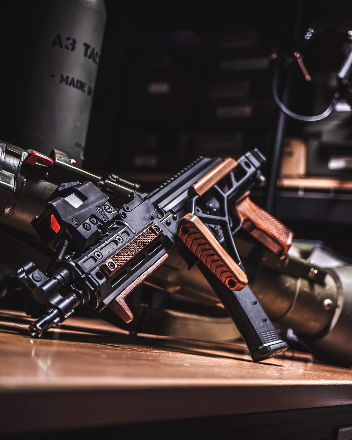 MLOK rail covers | cnc-machined-wamnut-m-lok-panels | My Store