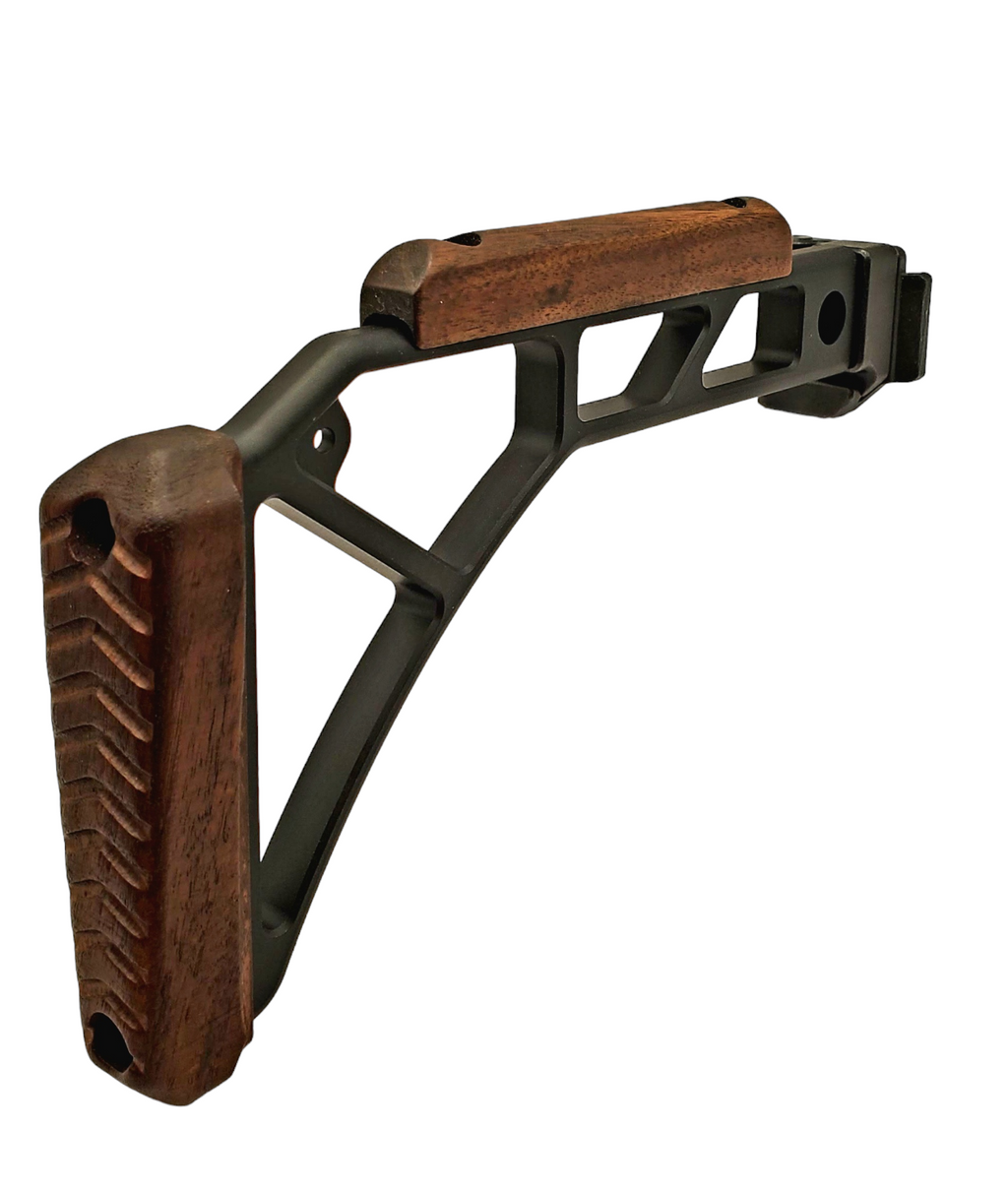 Custom Cheek Risers Wood cheek risers JMK Customs Walnut A3 Tactical