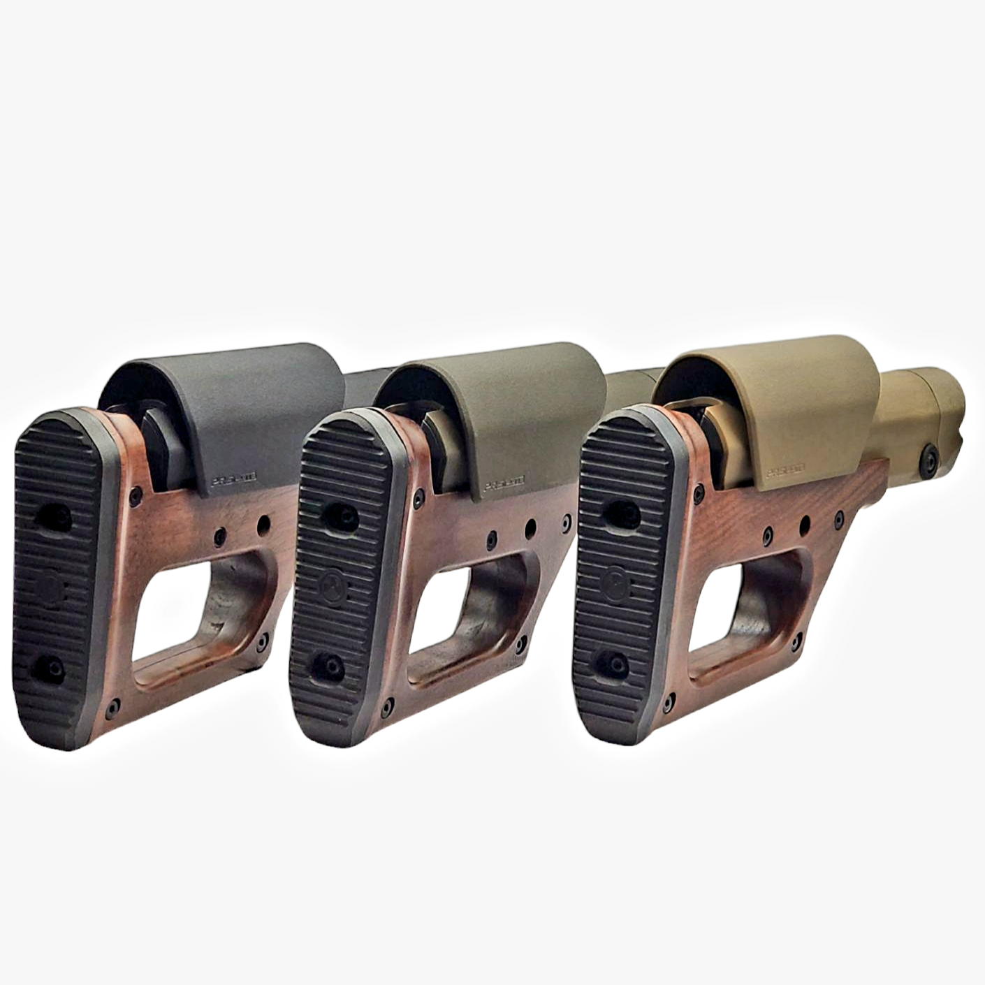 CNC Machined Wood AR-15 stock from JMK Customs