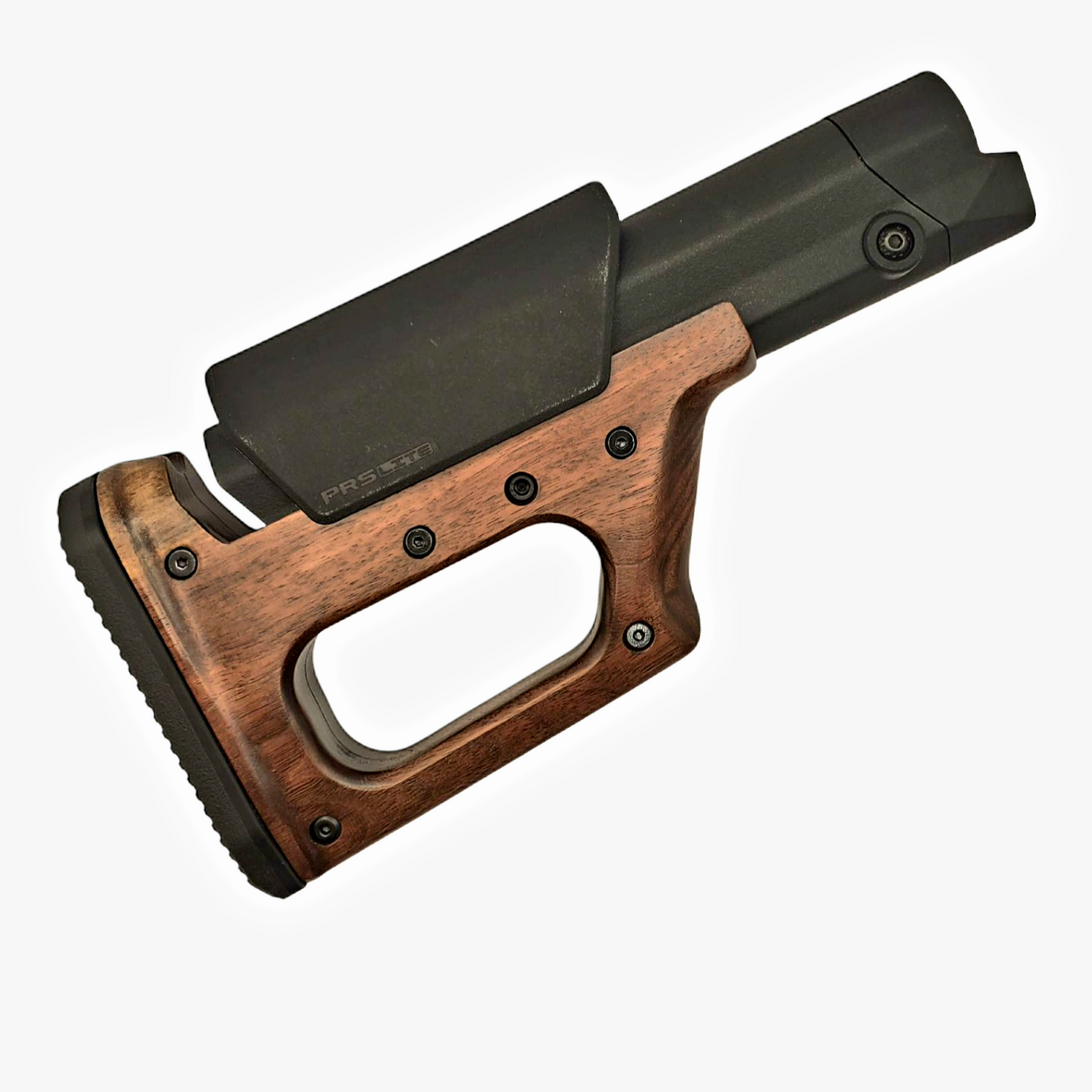 CNC Machined Wood AR-15 stock from JMK Customs